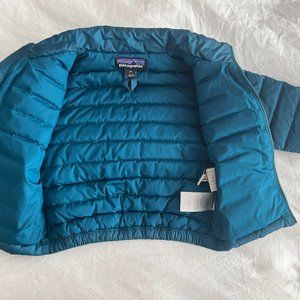 Kids Patagonia Blue/Teal Down Jacket 2T